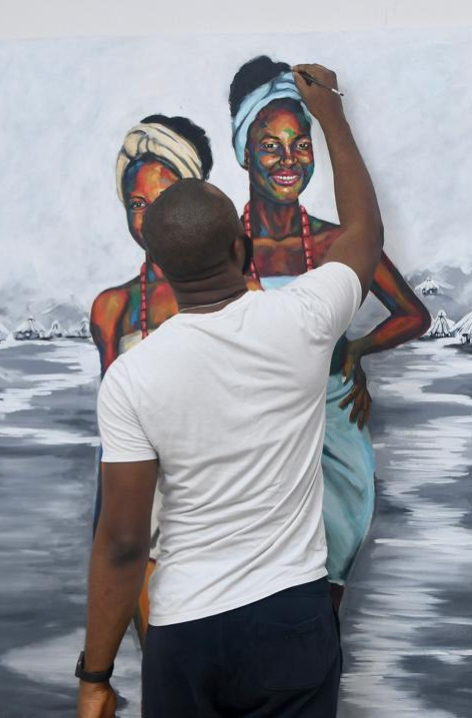 damola ayegbayo the best visual artist and painter